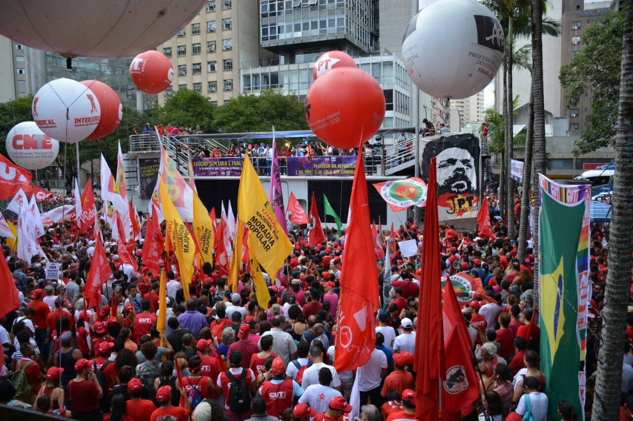 Manifestação contra condenação de Lula. Foto: Larissa Pereira/iG São Paulo