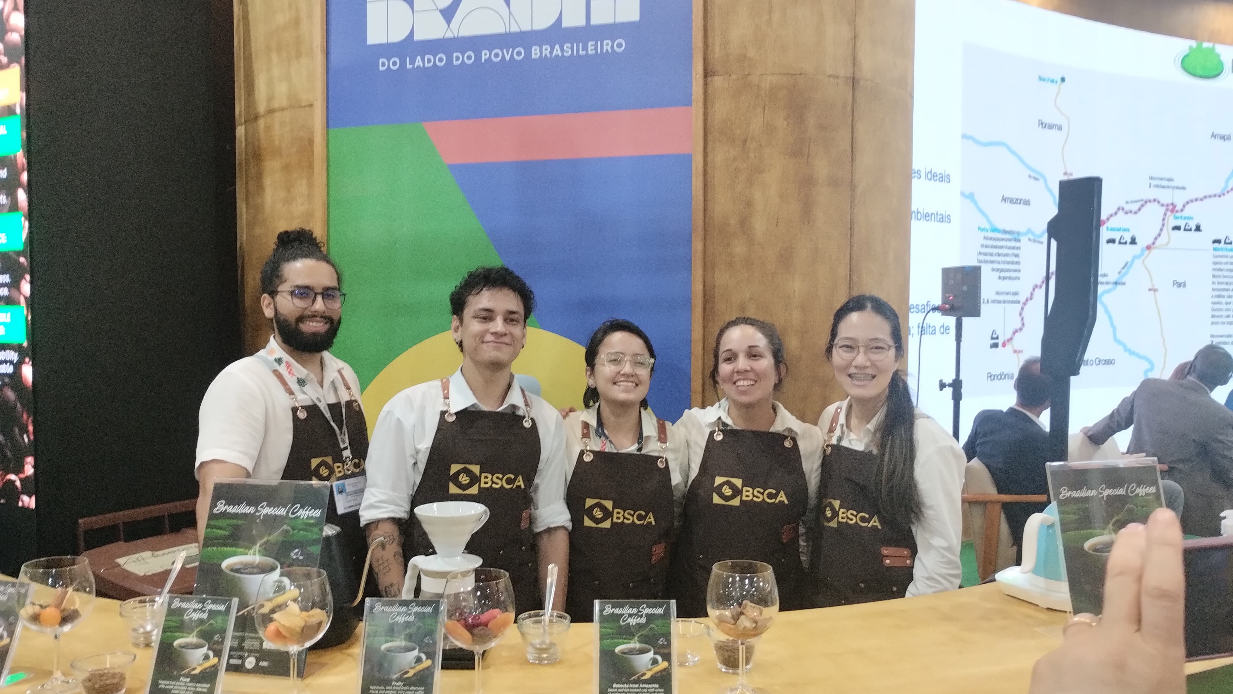 Café especial da Apex Brasil. Foto: Michelle Valente/enviada especial do Portal iG