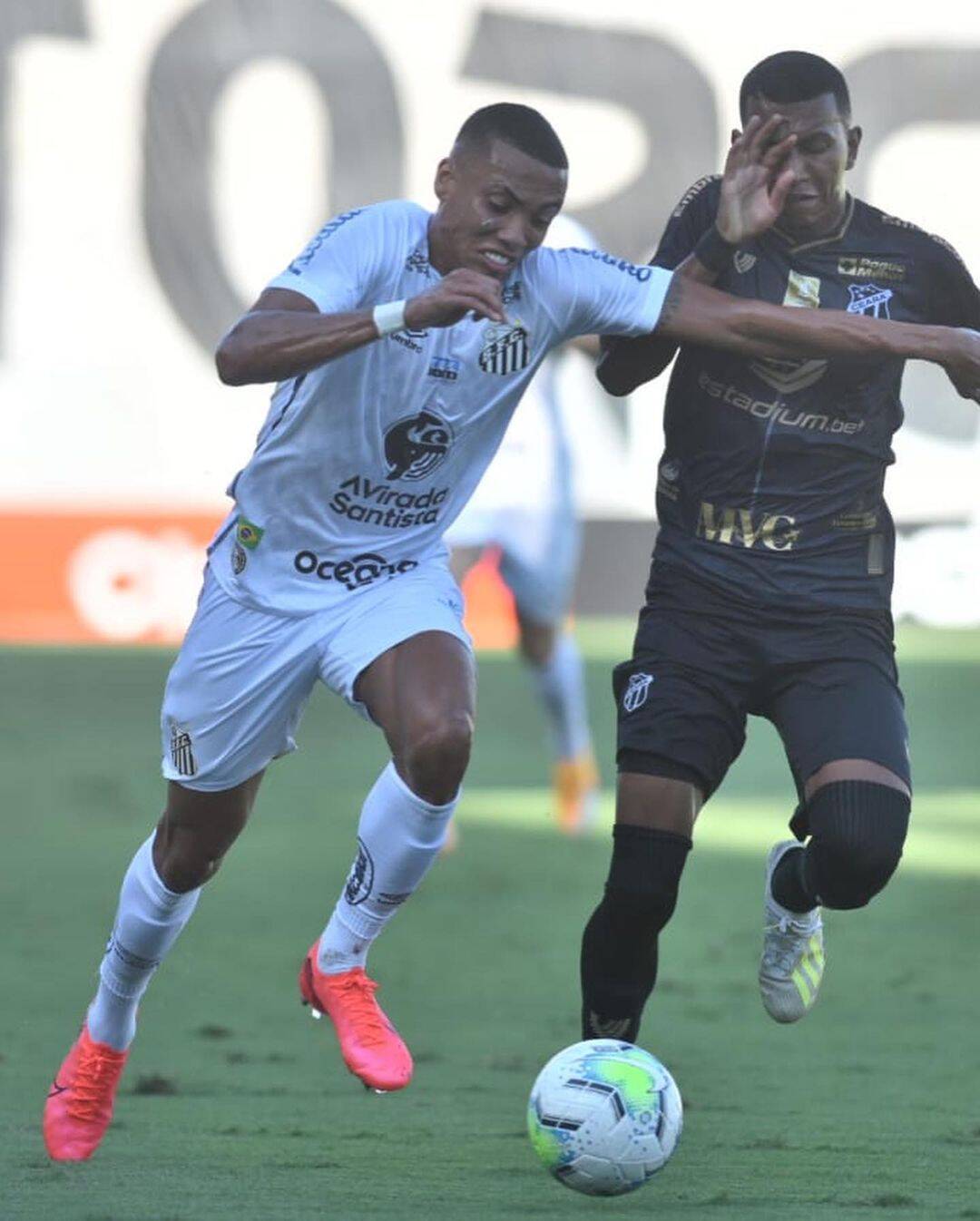 Santos X Ceará. Foto: IVAN STORTI