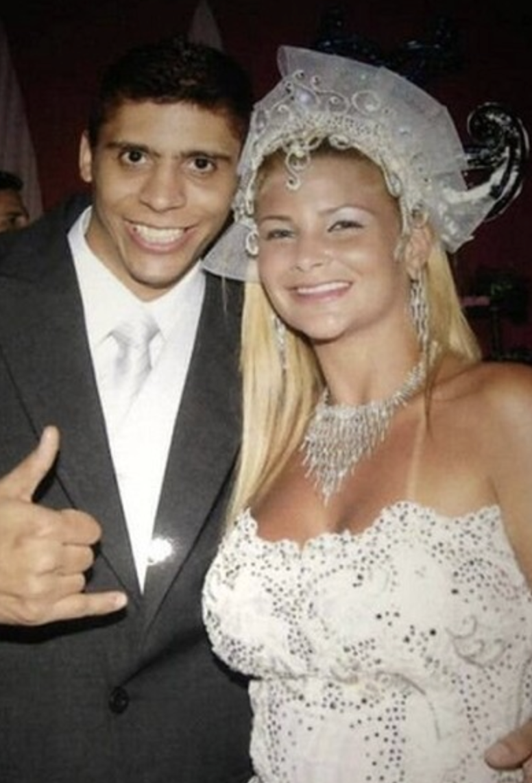 Danúbia Souza Rangel ao lado do traficante Nem. Foto: Reprodução