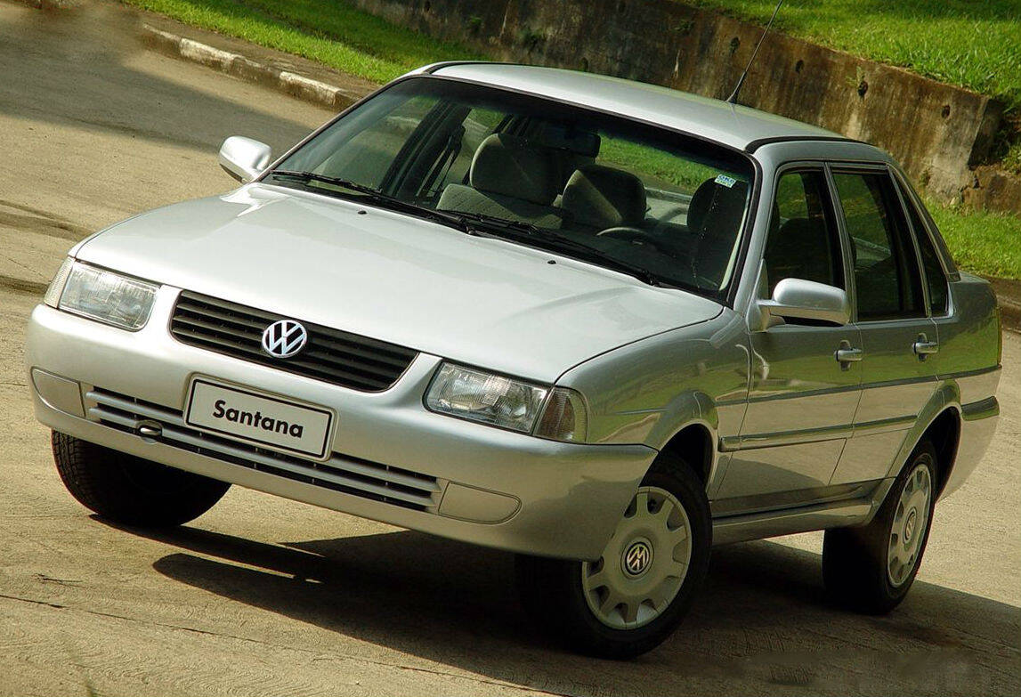 Volkswagen Santana vendido no Brasil entre 1984 e 2006. Foto: Divulgação