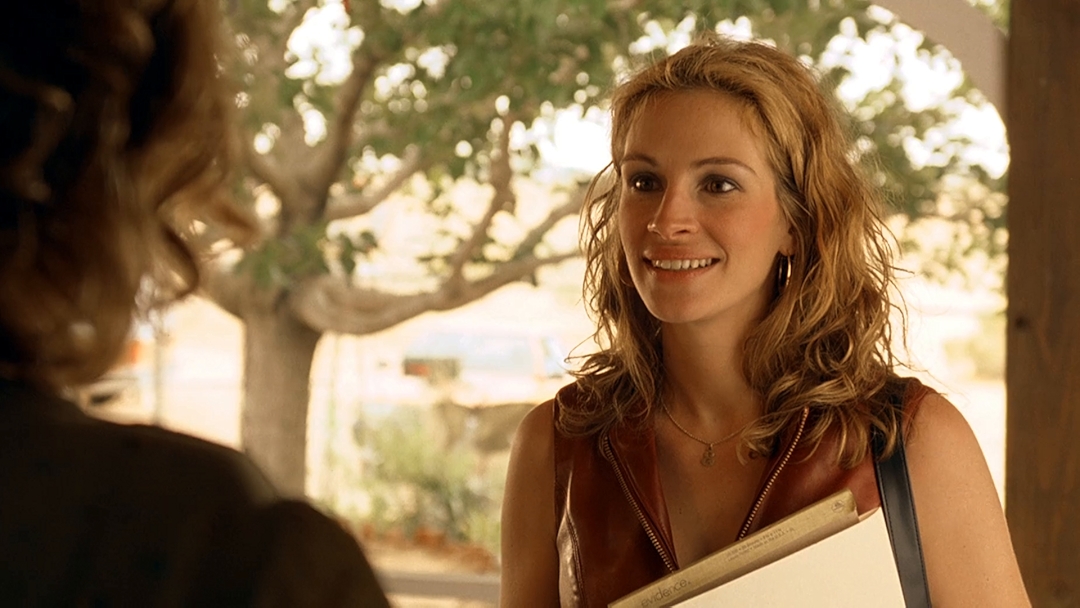 Em 2001, Roberts conquistou o Oscar na categoria “Melhor Atriz” por sua atuação em “Erin Brockovich - Uma Mulher de Talento”, de Steven Soderbergh. 
 Reprodução: Flipar