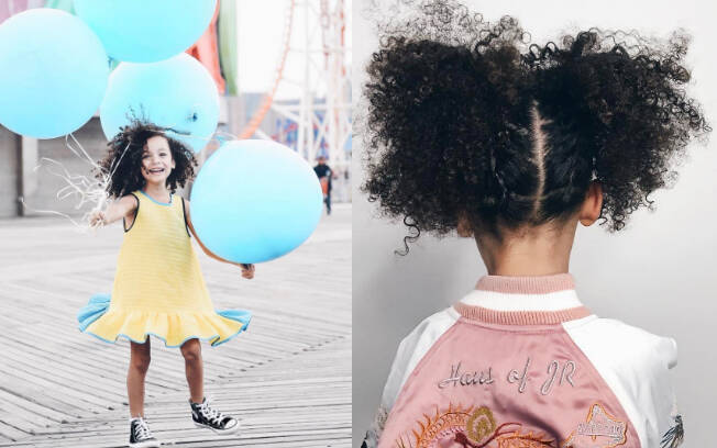 Página scoutfashion reúne fotos de uma mãe e uma filha com cabelos crespo e um monte de dica de penteado. Foto: Instagram/ reprodução