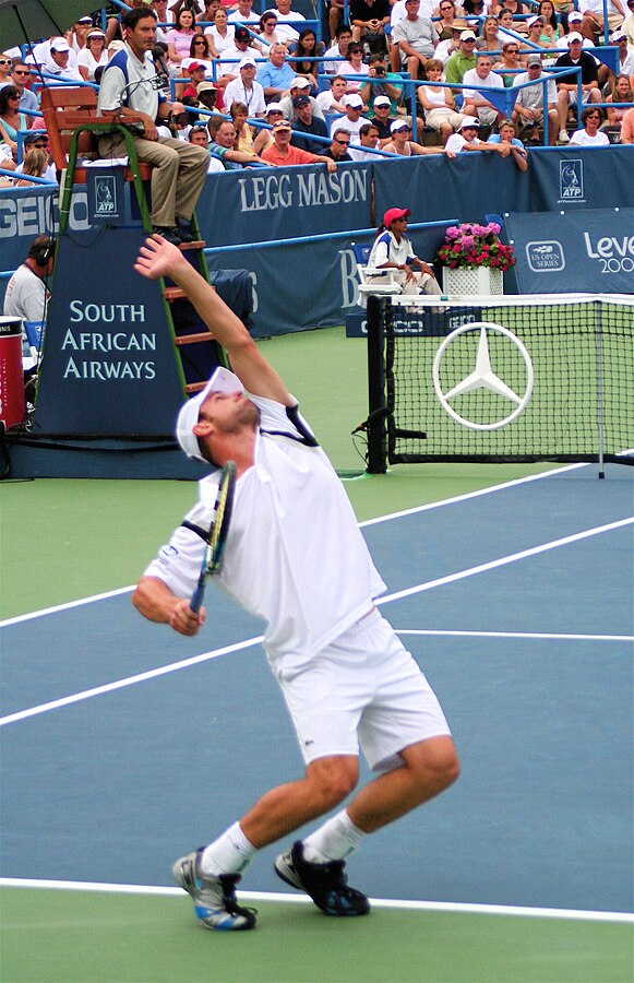 Andy Roddick Reprodução / Wikimedia Commons