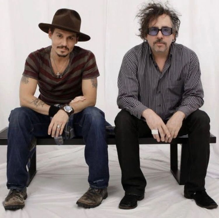 Tim Burton e Johnny Depp Reprodução: Flipar