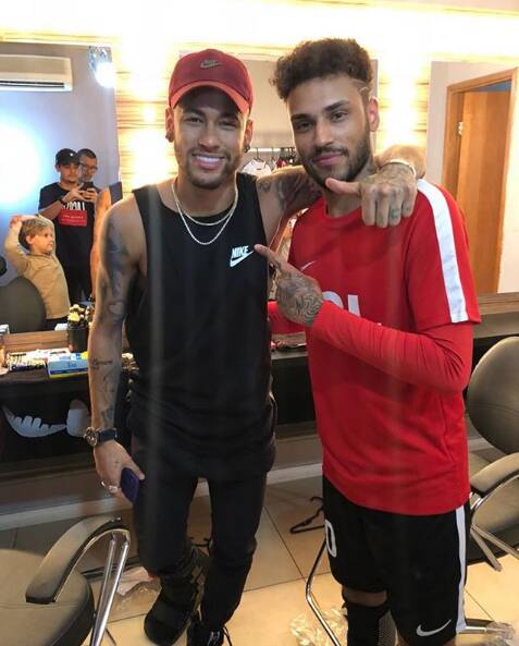 Neymar e Gabriel Lucas. Foto: Reprodução/ Instagram