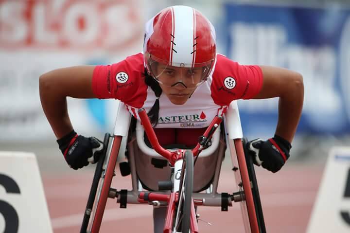 Aline Rocha, atleta paralímpica. Foto: Facebook/Reprodução