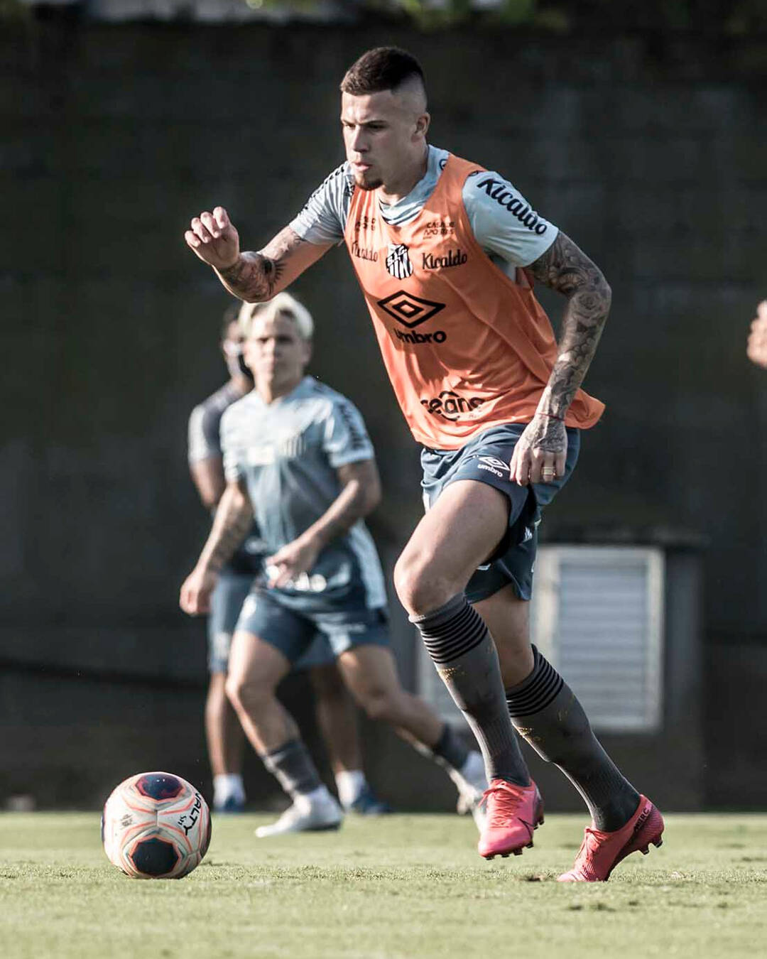 Treino do Santos. Foto: Instagram