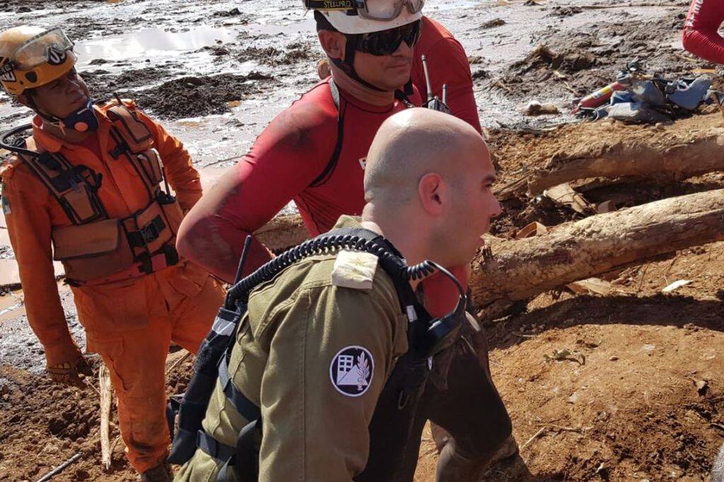 Militares israelenses auxiliaram no resgate de vítimas em Brumadinho. Foto: Israel Defense Forces