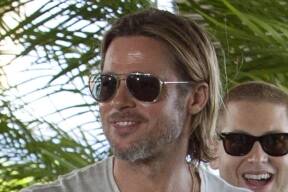 Brad Pitt divulga novo filme em Cancún